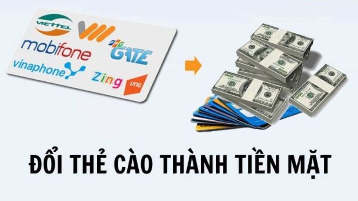 Dịch vụ nạp thẻ cào đổi tiền mặt chiết khấu thấp